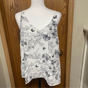 Cute double line dressy tank top
